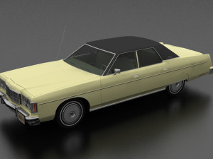 Monterey Custom 4dr 1974 3D Model