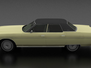 Monterey Custom 4dr 1974 Model 3D
