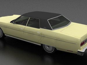 Monterey Custom 4dr 1974 Model 3D