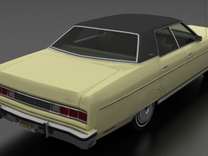 Monterey Custom 4dr 1974 Model 3D