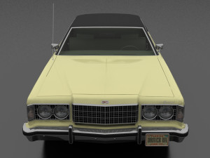 Monterey Custom 4dr 1974 Model 3D