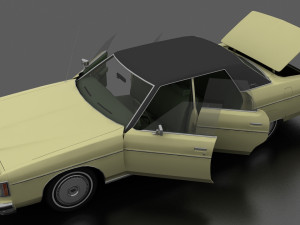 Monterey Custom 4dr 1974 Model 3D