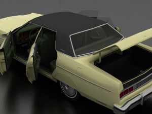 Monterey Custom 4dr 1974 Model 3D