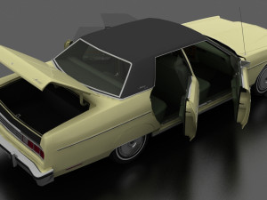 Monterey Custom 4dr 1974 Model 3D