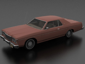 Monterey 2dr 1974 3D Model