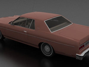 Monterey 2dr 1974 3D Модель