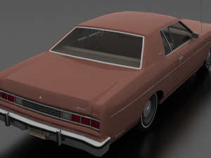Monterey 2dr 1974 3D Модель