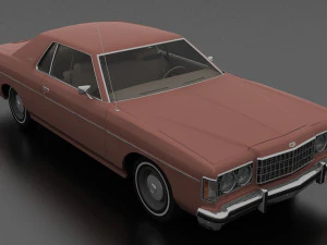 Monterey 2dr 1974 3D Model