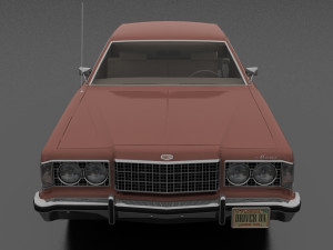 Monterey 2dr 1974 3D Модель