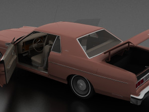 Monterey 2dr 1974 3D Модель