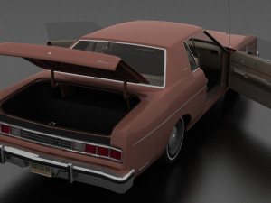 Monterey 2dr 1974 3D Модель
