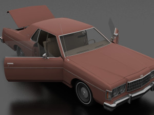 Monterey 2dr 1974 3D Модель