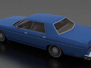 Monterey 4dr 1973 3D Model