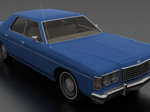 Monterey 4dr 1973 3D Model
