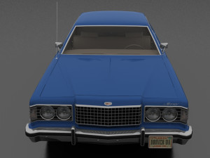 Monterey 4dr 1973 3D Model