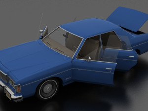 Monterey 4dr 1973 3D Model