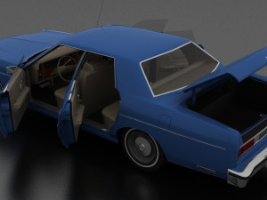 Monterey 4dr 1973 3D Model