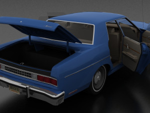 Monterey 4dr 1973 3D Model
