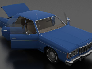 Monterey 4dr 1973 3D Model