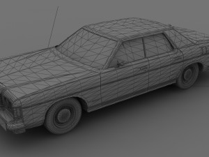 Monterey 4dr 1973 3D Model