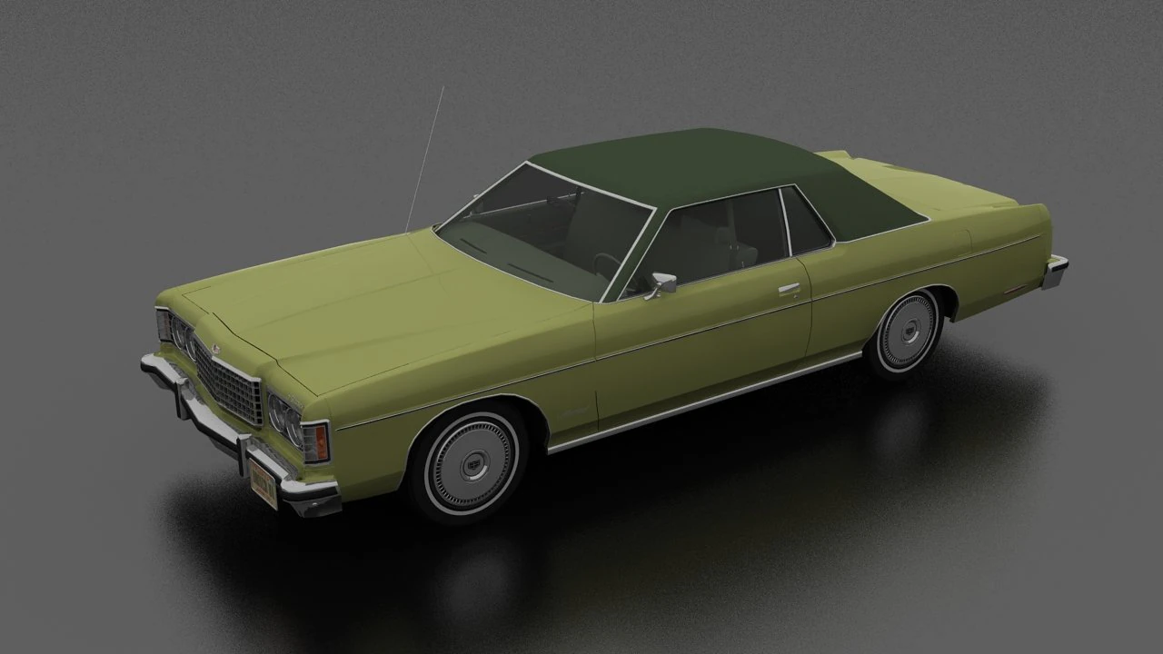 Monterey 2dr 1973 3D Model .c4d .max .obj .3ds .fbx .stl .blend 