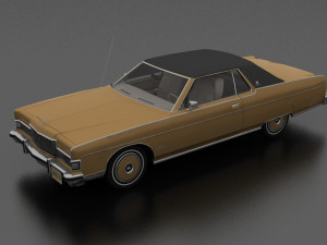 Marquis Brougham 2dr 1973 3D Model