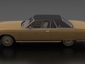 Marquis Brougham 2dr 1973 3D Model