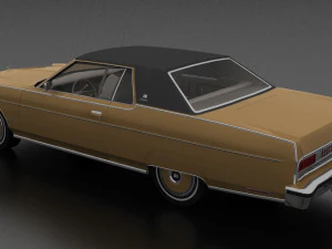 Marquis Brougham 2dr 1973 3D Model