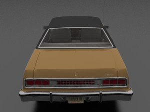 Marquis Brougham 2dr 1973 3D Model