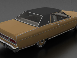 Marquis Brougham 2dr 1973 3D Model