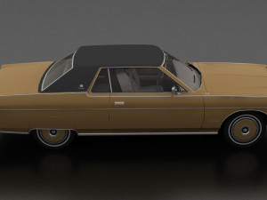 Marquis Brougham 2dr 1973 3D Model