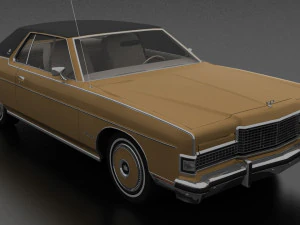 Marquis Brougham 2dr 1973 3D Model