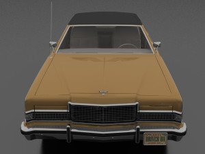 Marquis Brougham 2dr 1973 3D Model