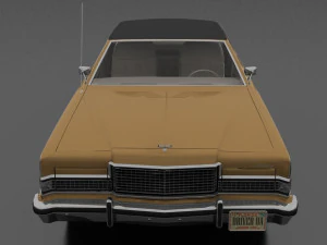 Marquis Brougham 2dr 1973 3D Model