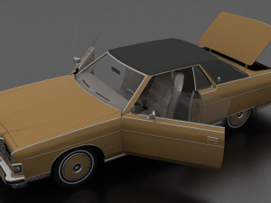 Marquis Brougham 2dr 1973 3D Model