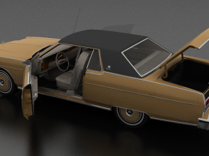 Marquis Brougham 2dr 1973 3D Model