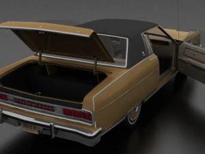 Marquis Brougham 2dr 1973 3D Model