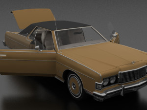 Marquis Brougham 2dr 1973 3D Model