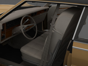 Marquis Brougham 2dr 1973 3D Model