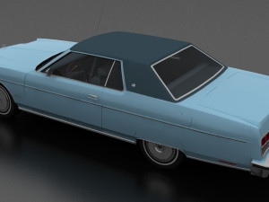 Marquis 2dr 1974 Model 3D