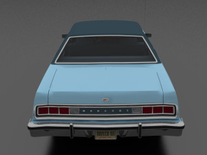 Marquis 2dr 1974 Model 3D