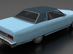 Marquis 2dr 1974 Model 3D