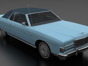 Marquis 2dr 1974 Model 3D