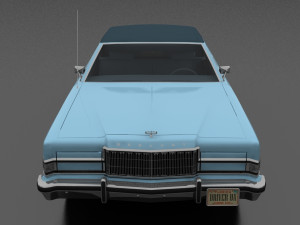 Marquis 2dr 1974 Model 3D