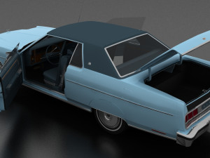 Marquis 2dr 1974 Model 3D