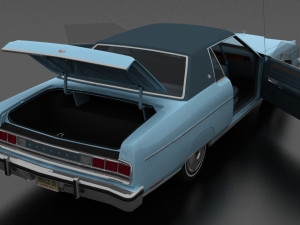 Marquis 2dr 1974 Model 3D