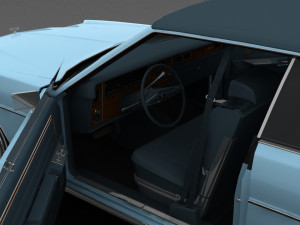 Marquis 2dr 1974 Model 3D