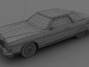 Marquis 2dr 1974 Model 3D