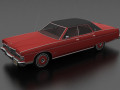 Marquis Brougham 4dr 1973 3D Model
