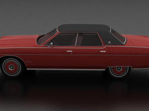 Marquis Brougham 4dr 1973 3D Модель